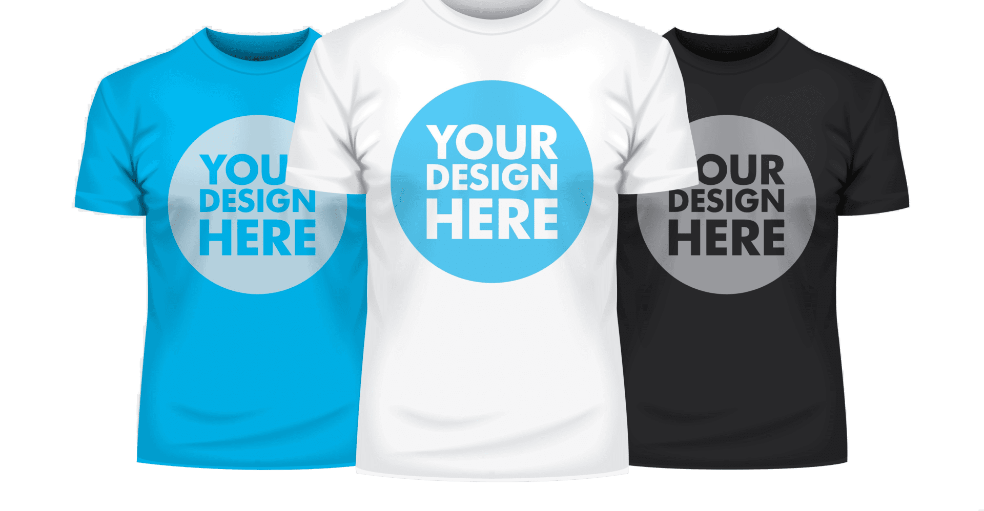 3 Custom design t-shirts