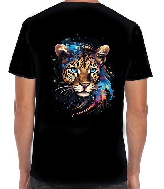 Mens Fit Leopard & Claw Graphic Tee - Independent Printer, UK | Square Fish