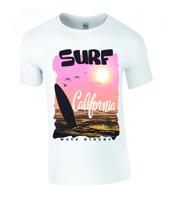 Shop Custom Printed Garments surf