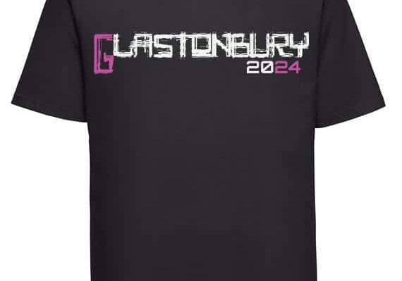 unisex glastonbury 2024 tshirt